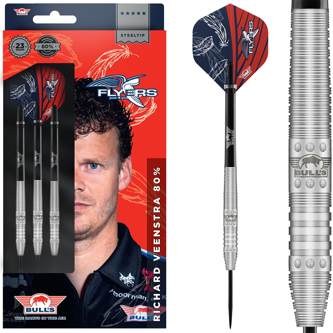 Amazon.co.jp: Bull's Richard Veenstra 80% ダーツ 23g : ホビー